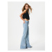 Koton Flare Jeans Slim Fit High Waist Flexible Cotton Pockets - Victoria Jeans