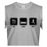Pánské tričko EAT SLEEP RUN - ideální dárek pro běžce