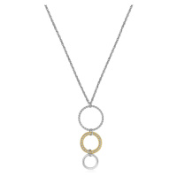 S`Agapõ Bicolor náhrdelník s kruhy Sirkel SSK02