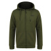 Navitas Mikina Sherpa Zip Hoody Green