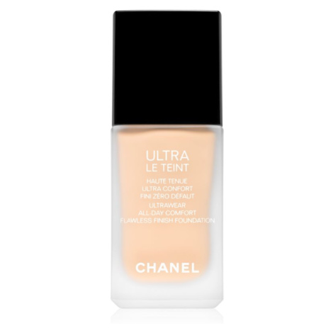 Chanel Ultra Le Teint Flawless Finish Foundation dlouhotrvající matující make-up pro sjednocení 
