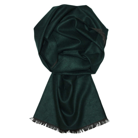 Gentleman pánský oboustranný šál LA01 tmavě zelená Delphin