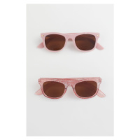 H & M - Sluneční brýle: balení po 2 - růžová
