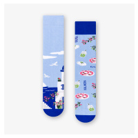 Ponožky Santorini 078-A063 Modrá Modrá