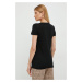 Tričko Sisley černá barva