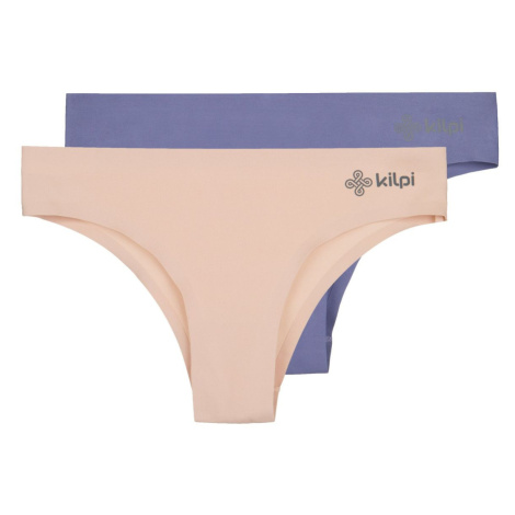 Dámské kalhotky 2 pack Kilpi 2P NELIA-W fialová/růžová