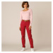 Blancheporte Jednobarevné tričko s dlouhými rukávy, bio bavlna růžová pudrová