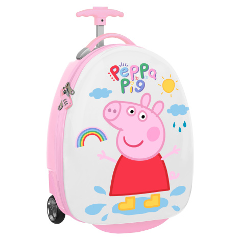 SAFTA Dětský kufr na kolečkách PEPPA PIG "ICE CREAM" - 27L