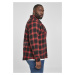 Pánská košile // Urban classics Checked Flanell Shirt 6 black/red