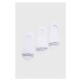 Ponožky Abercrombie & Fitch 3-pack pánské, bílá barva