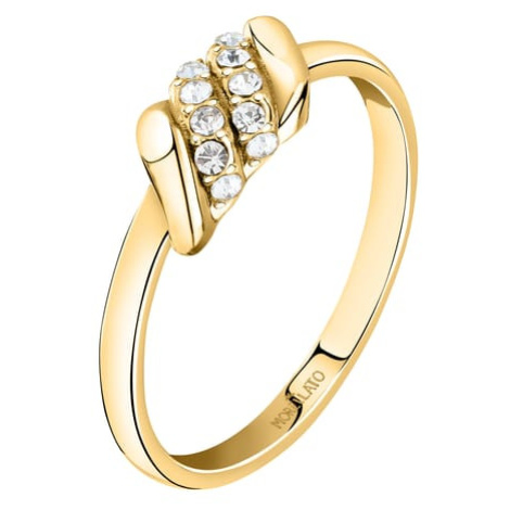 Morellato Pozlacený prsten s krystaly Torchon SAWZ13