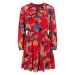 Lauren Ralph Lauren Petite Košilové šaty 'ISIDRA' olivová / tmavě fialová / růžová / světle červ
