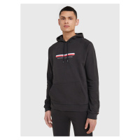 Pánská mikina SEACELL™ SIGNATURE TAPE HOODY UM0UM02385BDS černá - Tommy Hilfiger