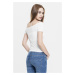 Dámské tričko // Urban classics Ladies Off Shoulder Rib Tee white