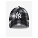 Černá dámská kostkovaná kšiltovka New Era 940W MLB Wmns plaid 9forty NEYYAN