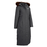 Teplý funkční outdoorový kabát s umělou kožešinou