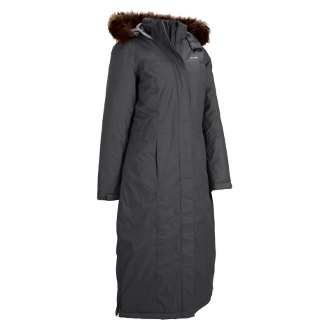 Teplý funkční outdoorový kabát s umělou kožešinou Bonprix