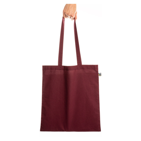 Printwear Bavlněná taška s dlouhými uchy XT600N Burgundy (ca. Pantone 209 C)