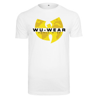 Bílé tričko s logem Wu Wear