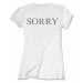 Justin Bieber tričko, Sorry Ladies, dámské