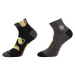 Voxx SOCKS 2P Pánské ponožky, černá, velikost