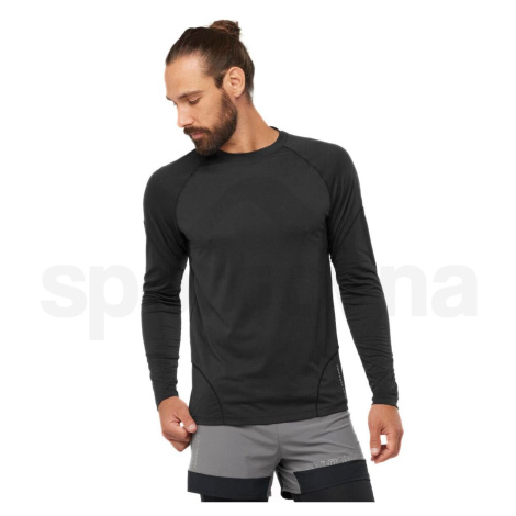 Salomon Cross Run LS Tee M LC2033500 - deep black