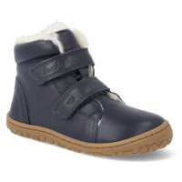 Barefoot dětské zimní boty Lurchi - Nik Navy modré