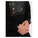 Ombre Clothing Trendy černá mikina s výrazným nápisem V1 SSPS-0157