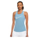 Nike SWOOSH RUN Dámské sportovní tílko, světle modrá, velikost