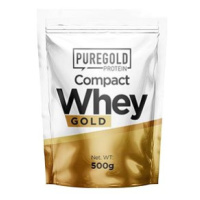 PureGold Compact Whey Protein 500 g, vanilkový mléčný koktejl
