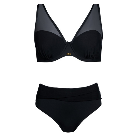 Dvoudílné plavky Self S730 Fashion 38 Černá | dámské plavky