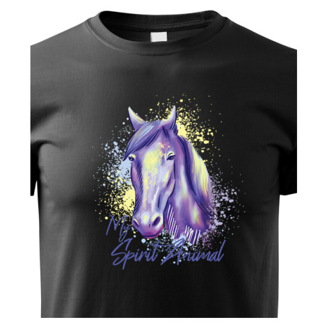 Dětské tričko pro milovníky koní - kůň spřízněná duše BezvaTriko