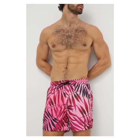 Plavkové šortky HUGO růžová barva, 50510061 Hugo Boss