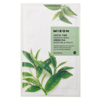MIZON - JOYFULL TIME EESSENCE MASK GREEN TEA - Hydratační a revitalizační plátýnková maska 23 g