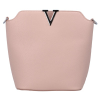 Stylová dámská koženková crossbody Séna, růžová