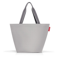 Nákupní taška přes rameno Reisenthel Shopper M Herringbone grey