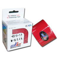 Kineziologický tejp BB Tape s turmalínem - 5mx5cm Barva: červená