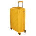 Cestovní plastový kufr Voyex velikosti S, žlutý