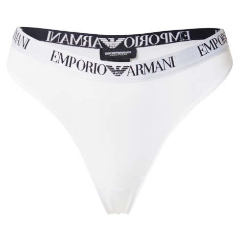 Emporio Armani Tanga černá / bílá