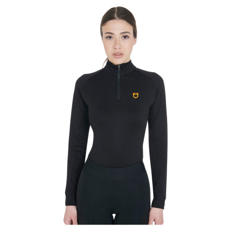 Triko multifunkční Base Layer EQUESTRO, dámské, black/yellow