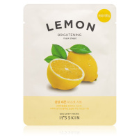 It´s Skin The Fresh Mask Lemon rozjasňující plátýnková maska 18 g