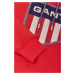 MIKINA GANT D1. GANT RETRO SHIELD SWEAT HOODIE červená