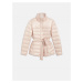 Bunda trussardi jacket shiny nylon light růžová