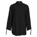 Vila Klaria Oversize Shirt L/S - Black Černá