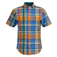 KOŠILE GANT REG UT COLORFUL MADRAS SS SHIRT oranžová