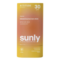 Attitude Minerální ochranná tyčinka na tělo Tropical SPF 30 Sunly (Mineral Sunscreen Stick) 60 g