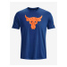 Modré pánské sportovní tričko Under Armour UA PJT Rock Brahma Bull