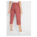 BONPRIX 3/4 lněné kalhoty Barva: Červená, Mezinárodní
