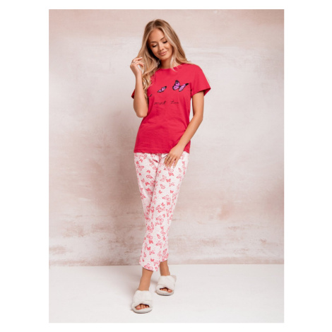 Women's pyjamas ULR418 - red