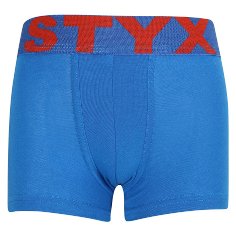 Dětské boxerky Styx sportovní guma modré (GJ1167) 4-5